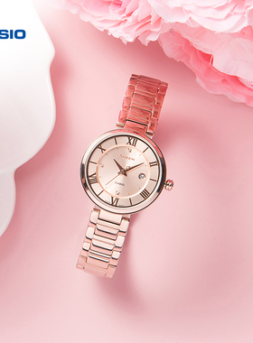 casio旗舰店SHE-4529防水学生简约学生手表女款卡西欧正品SHEEN