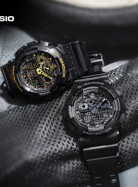 【礼物】casio旗舰店GA-100CF拆弹专家运动男表卡西欧官方G-SHOCK