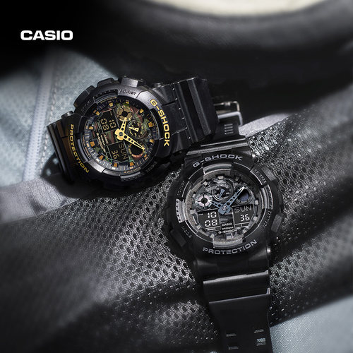卡西欧GA-100CF拆弹专家运动手表