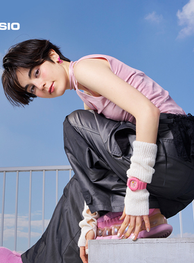 【新年礼物】卡西欧官方旗舰店BGA-10心形视窗学生手表女款BABY-G