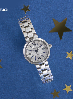 【新年礼物】卡西欧旗舰店SHE-4528守护星学生指针女士手表 SHEEN