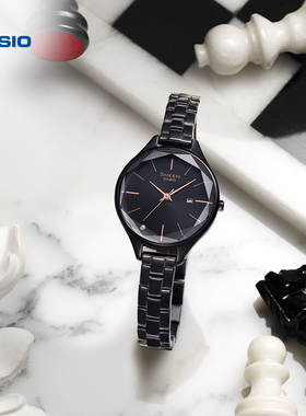 【新年礼物】casio旗舰店SHE-4062简约指针学生手表女卡西欧SHEEN