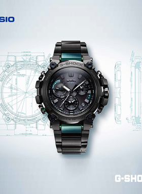 【礼物】casio旗舰店MTG-B3000太阳能运动手表男卡西欧 G-SHOCK