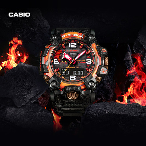 casio旗舰店MTG-B3000红焱手表