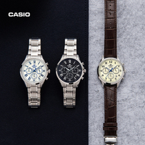 Casio flagship store efb-650 men's Quartz wristwatch Casio Watch men's official website edit