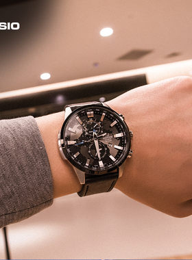 【礼物】casio旗舰店EFR-303地球之心商务指针手表卡西欧 EDIFICE