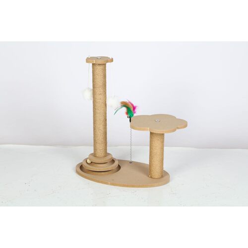 猫抓板不掉屑猫抓柱猫爬架自嗨解闷神器猫咪玩具一体立式diy清仓