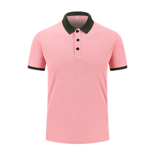 餐饮服务员T恤工作服半袖夏季男女印绣厨房团体超市聚会企业文员