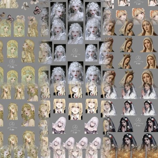 【转绘贴豆汤】新款超薄韧性转印贴超多款式穿戴甲常用美甲转印贴