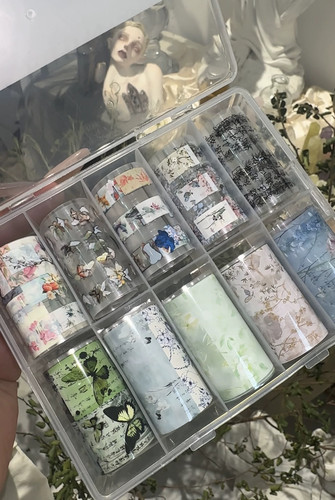 【豆汤正品】新款国风可爱ins网红爆款美甲百搭转印纸