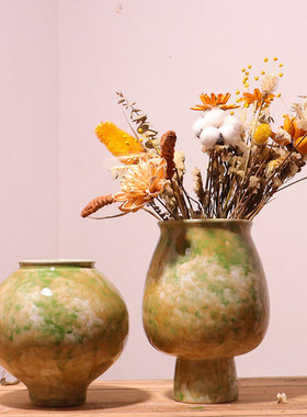 景德镇陶瓷花瓶现代简约水培花器摆件家居饰品客厅玄关电视柜插花