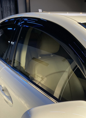 热销13-19年雷克萨斯IS车窗亮黑饰条套装晴雨挡雨搭