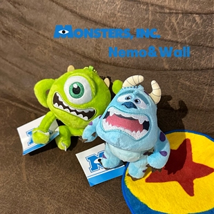 怪兽大学怪兽电力公司毛怪苏利文大眼仔挂件毛绒公仔包包挂件卡通