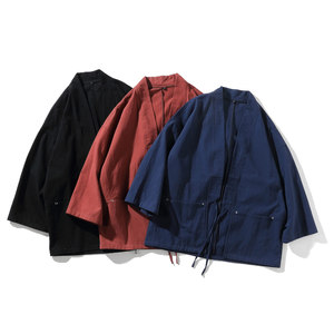 风秋季汉服男居士开衫男士道袍和服夹克外套男 QT4011-13-P30图片