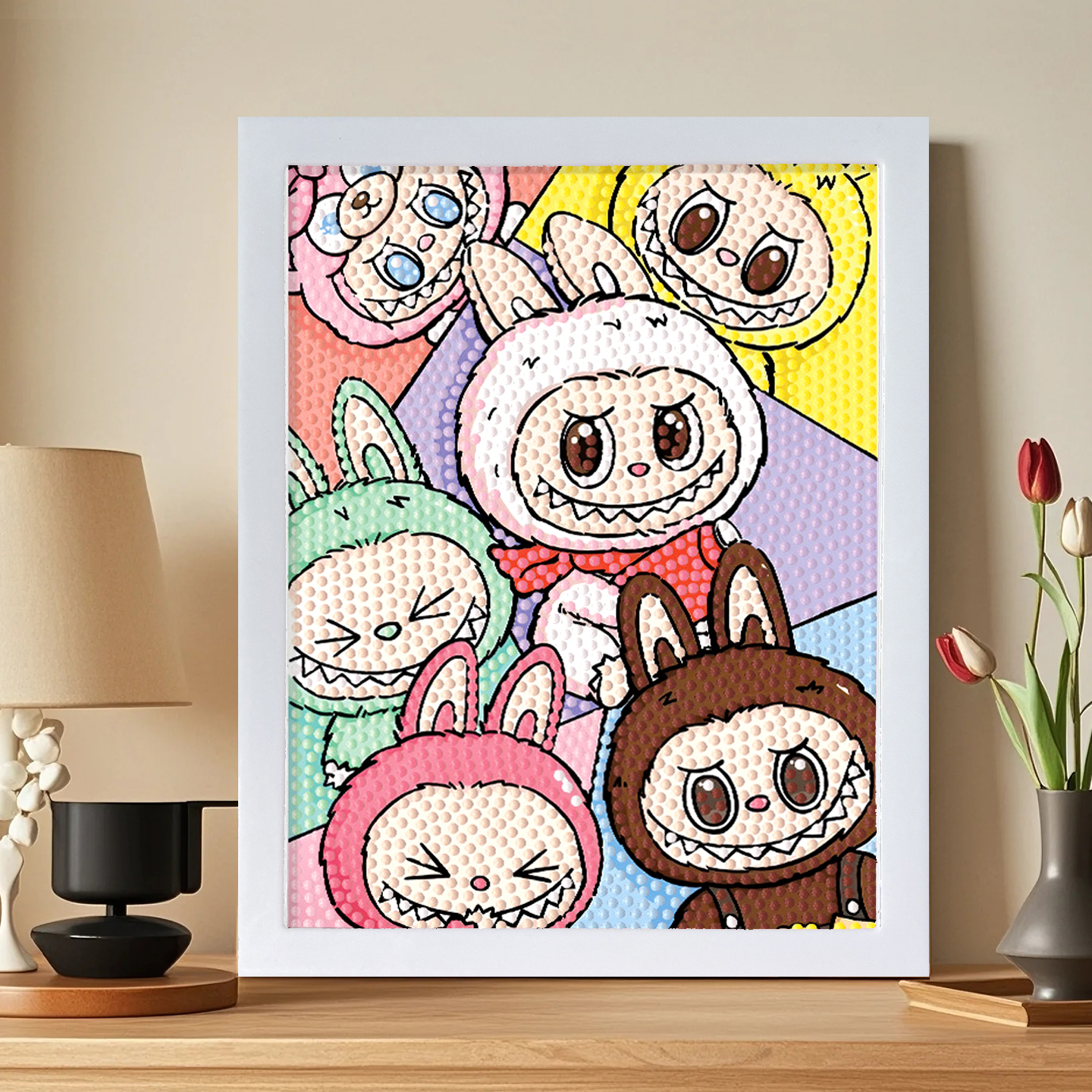 labubu拉布布钻石画2025新款手工diy材料年轻人客厅摆件女童玩具