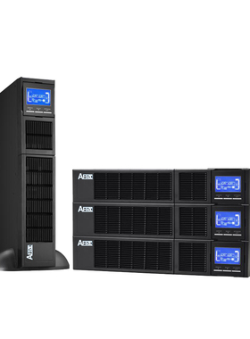 艾亚特UPS电源KR6000L-J\6kVA\AC230V\16节12V65Ah蓄电池柜电池线