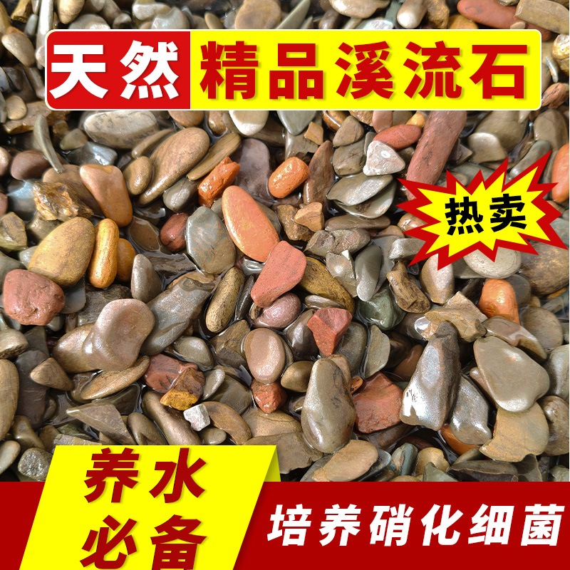 原生态精品溪流石底砂鱼缸铺底石纯天然河沙溪流沙细沙粗沙造景
