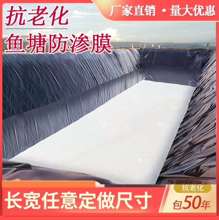 鱼塘养殖防渗膜塑料土工膜护坡防农用薄膜