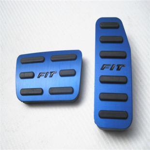 防滑金属踏板免打孔汽车 本田飞度油门踏板内饰改装 适用于05 21款