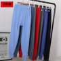 2 chiếc quần cotton nam mùa thu quần legging mỏng, quần cotton, quần ấm, quần nam đơn - Quần nóng lên quần giữ nhiệt nam trung niên đẹp