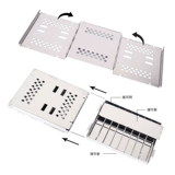 Новый наружный мини -мини -нержавеющая сталь складная барбекю для барбекю для барбекю