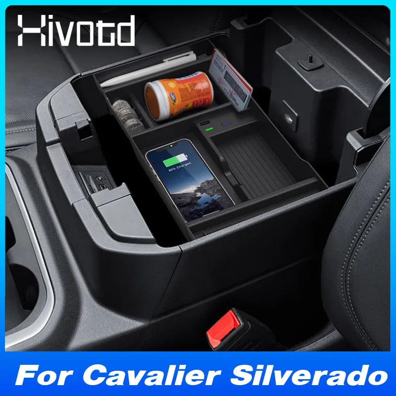 适用雪佛兰索罗德 Chevrolet Silverado 15W QI车载无线充电器