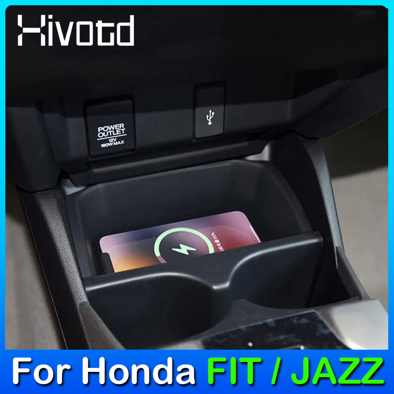 汽车15W快充无损改装车载无线充电器适用本田飞度 FIT JAZZ LIFE