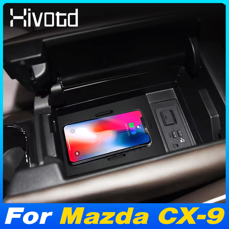 汽车15W快充无损改装车载无线充电器适用马自达 CX-9 Mazda CX9