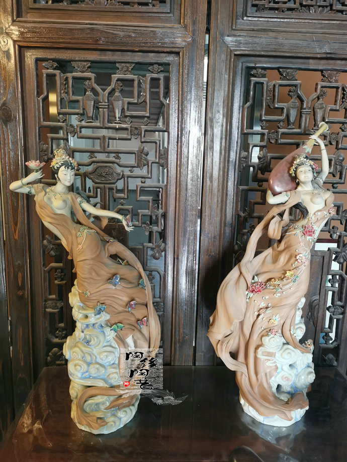 贾陶院桌面陶瓷摆设新中式