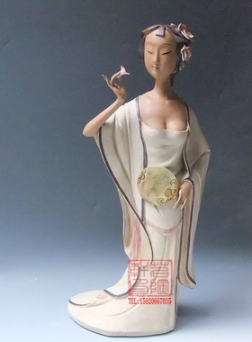 桌面贾陶院新中式石湾公仔