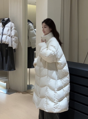 ENJOYABLE-简约显瘦一衣两穿保暖羽绒服外套(配帽子围巾)EY63027