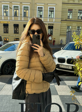 EASE-瘦连帽双口袋百搭拉链保暖羽绒服外套(质检安心90绒)E25Y002