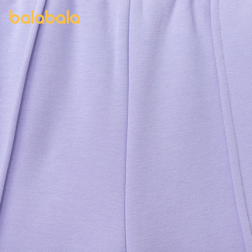 【balaOne】巴拉巴拉童装宝宝加绒裤子儿童女童2026新款冬装保暖