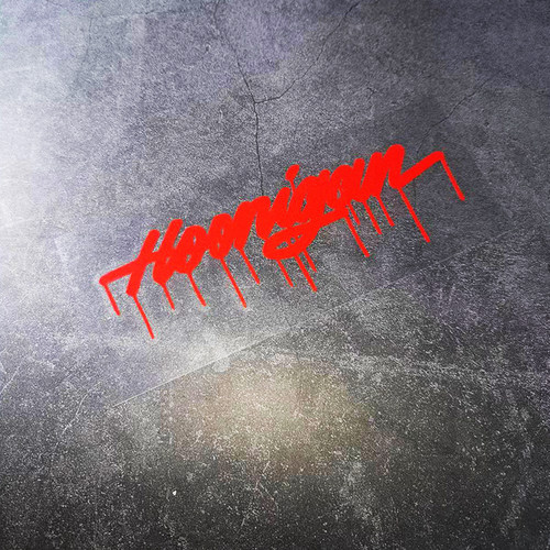 云创车贴hoonigan车贴 改装汽车前挡侧挡后档贴纸贴画车身装饰贴