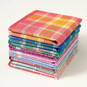 43厘米女士纯棉格子手帕跨境热卖 手绢撞色拼色薄款 擦柔软汗手巾