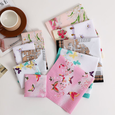 精梳棉女士手帕高档结婚伴手礼