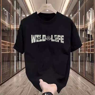 大牌外贸专柜尾货捡漏~夏季潮牌重磅纯棉短袖T恤男女宽松大码上衣