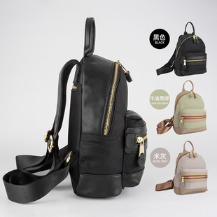 真皮新款时尚女士旅行双肩背包休闲学生手提电脑包女经典单肩包包