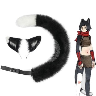 迷宫饭 伊津津美cos耳朵猫耳发箍lolita手作兽耳尾巴cos道具发饰