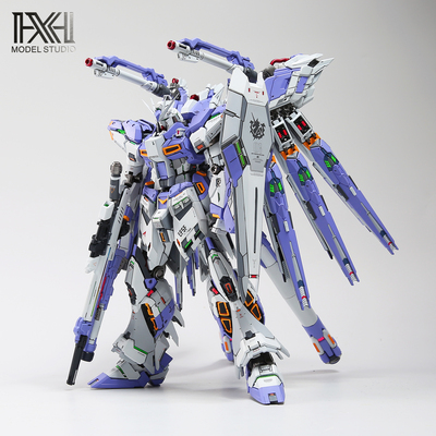 星海板喷 VT V-TIGER 威虎海牛 牛育胶GK造型  合金骨架高达成品