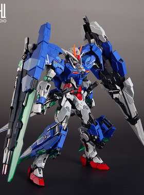 星海模型 模匠魂MG蓝七剑007检察官mjh 双枪双大剑拼装机器人模型