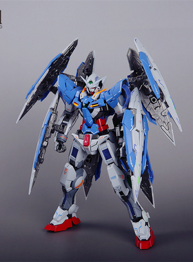 万代 拼装模型 MG 1/100 GUNDAM EXIA 能天使高达 改色喷涂 八盾