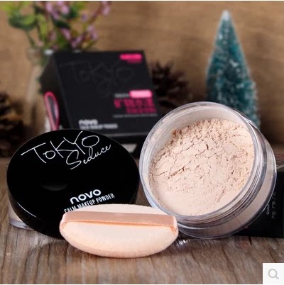 爱莉novo水漾亲肤定妆粉控油提亮粉饼矿物质散粉蜜粉8.5g持久彩妆
