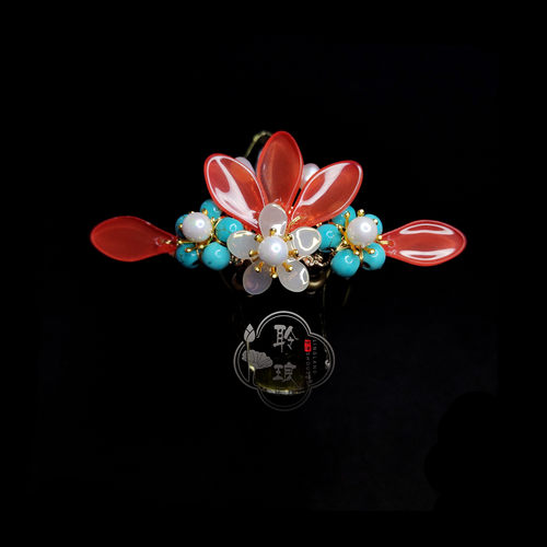 原创琉璃发簪汉服配饰