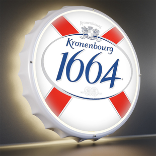 酒吧墙面KTV装饰灯烧烤店啤酒盖壁灯创意个性复古工业风餐厅背景