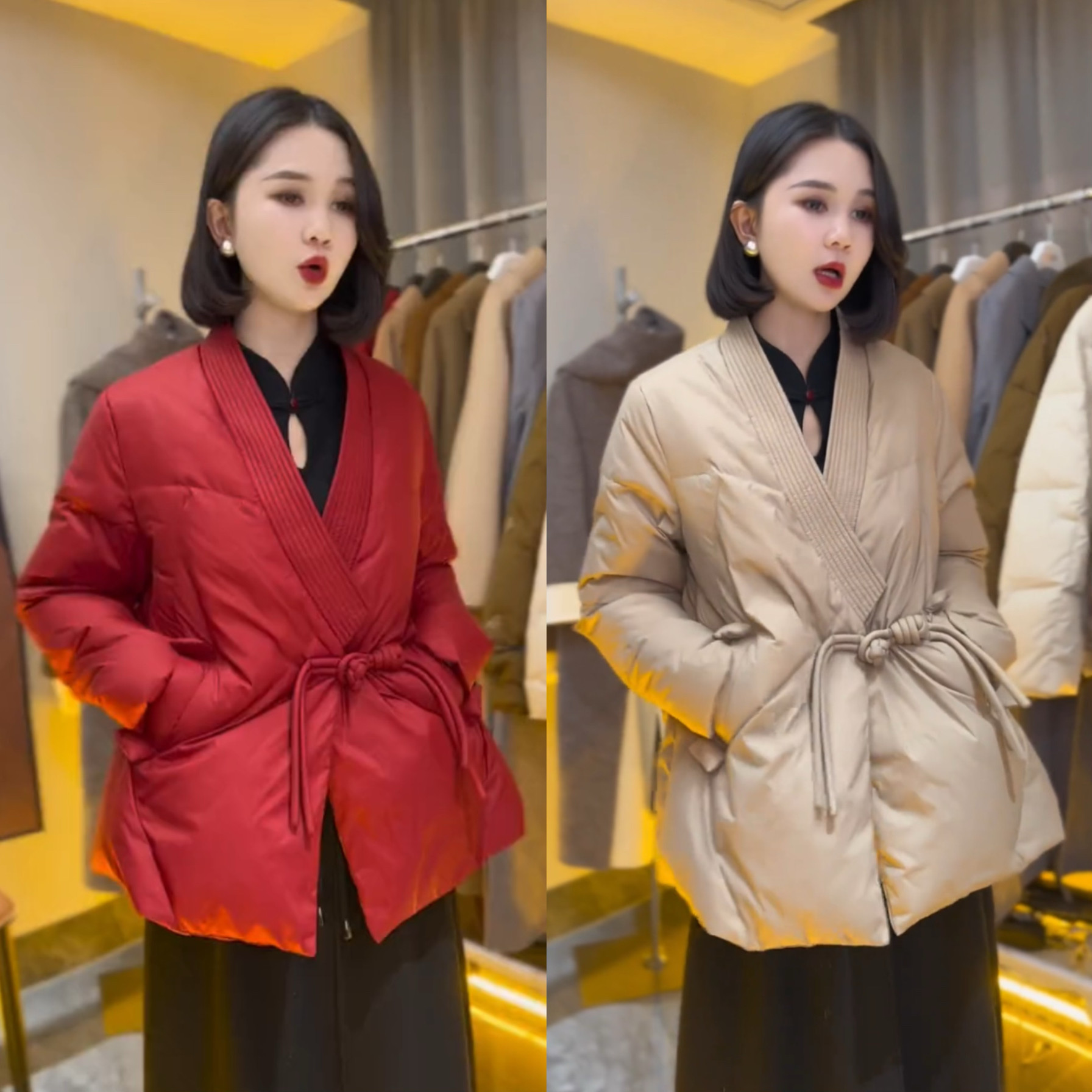 复古设计宽松棉服女装文艺保暖外套女国风冬季新款国风高级感棉袄