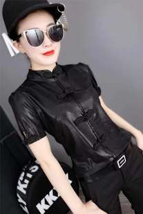 半袖 时尚 复古打底衫 T女紧身短袖 潮 春夏装 t恤上衣弹力小衫 2020新款