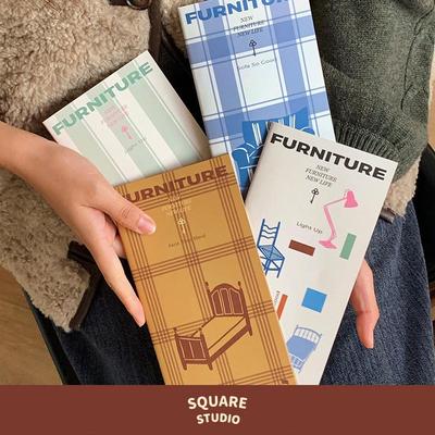 【平方Studio】家具系列手帐本 原创笔记本TN内芯替芯标准混合