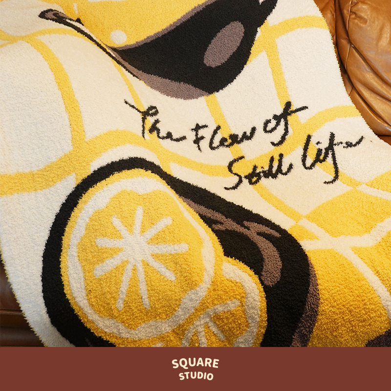 艺术原创设计毛毯抱枕家居装饰