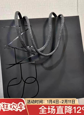 Nars纳斯礼品袋新款小号柜台现货送礼礼物袋纸袋手提袋黑色